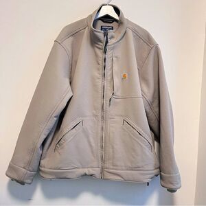 Carhartt Super Dux Relaxed Fit Sherpa -Lined Detroit Jacket Greige 2XL